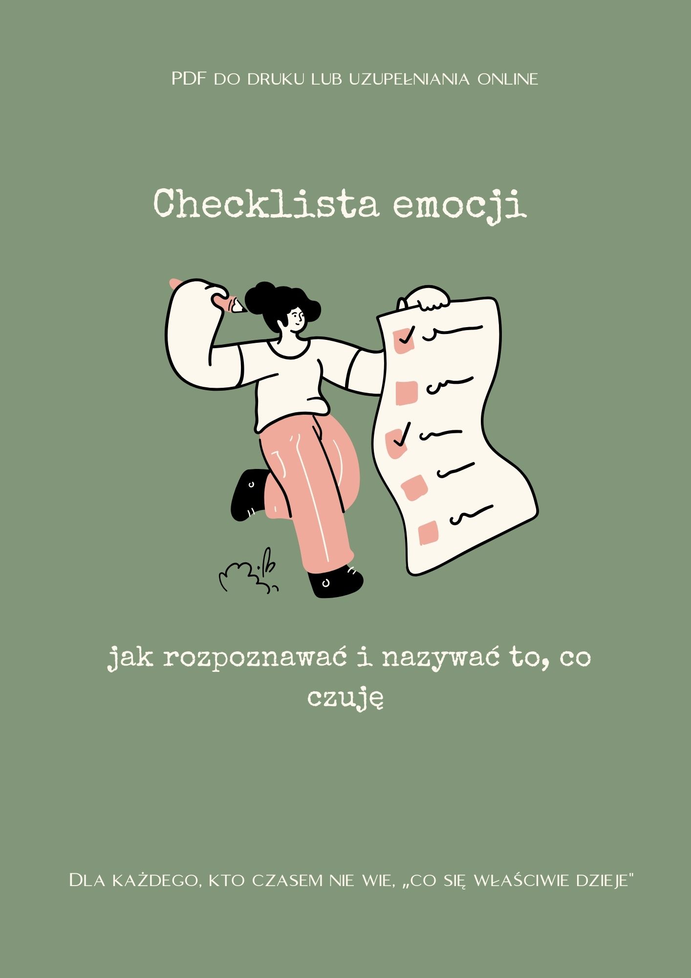 Checklista emocji - jak rozpoznać i nazwać to, co czuję, jak rozpoznać emocje, jak zrozumieć emocje, emocje