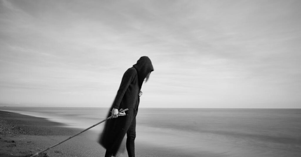 Smutna osoba, depresja, spadek nastroju